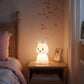 Bunny night light with soft LED glow for kids bedroom