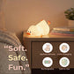 Duck night light used as nursery bedroom decor for baby and kids