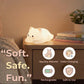 Cat night light used as nursery bedroom decor for kids