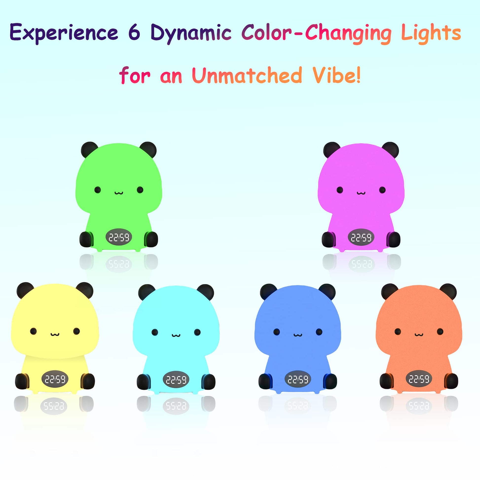 Portable night light for toddler bedside and nighttime comfort