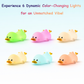 Portable rechargeable duck night light for toddler nighttime use