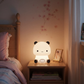 Soft silicone night light with gentle LED glow for kids bedroom